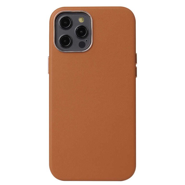 COVER LEATHER 2MM BENKS IP 12 PRO MAX 6.7 BROWN thumbnail 2