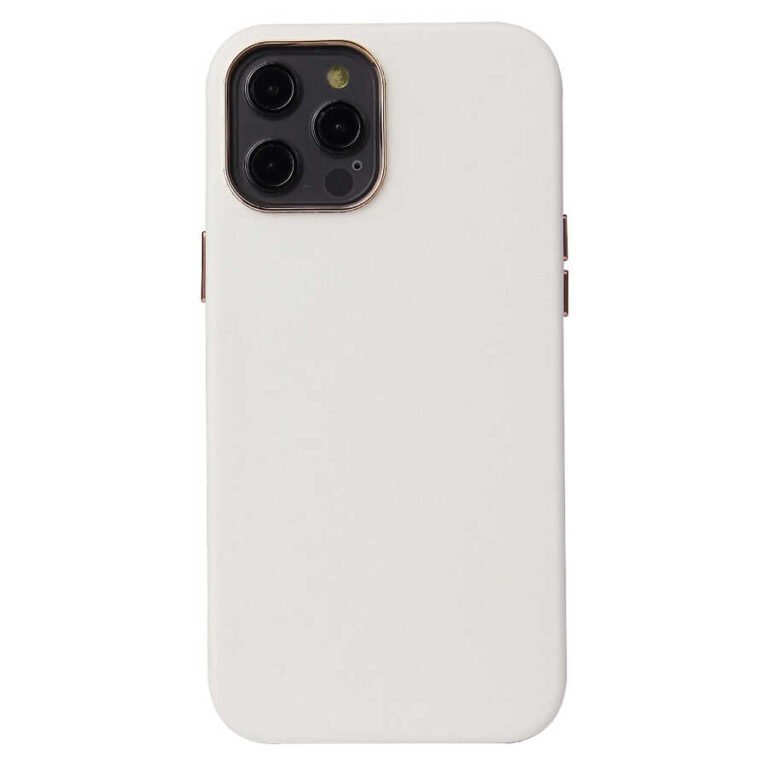 COVER LEATHER 2MM BENKS IP 12 PRO MAX 6.7 WHITE thumbnail 2