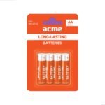 BATERI AA ACME SUPER HEAVY DUTY R6P/4PCS. BLISTER PACK