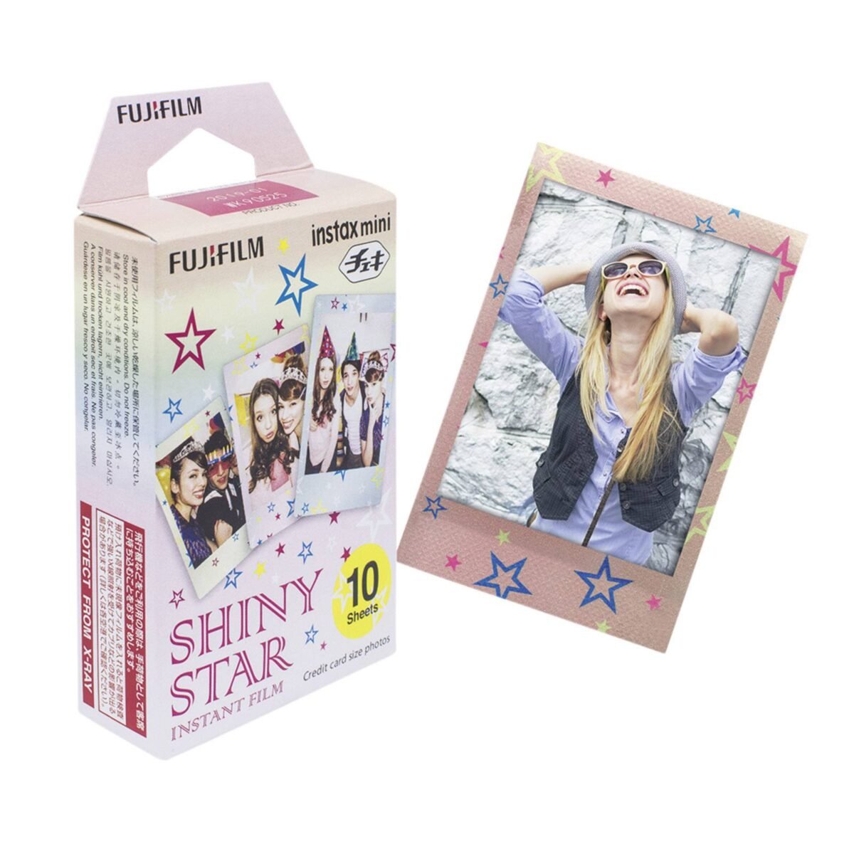 FILM INSTANT FUJIFILM INSTAX MINI SHINY STAR X 10 - Image 1