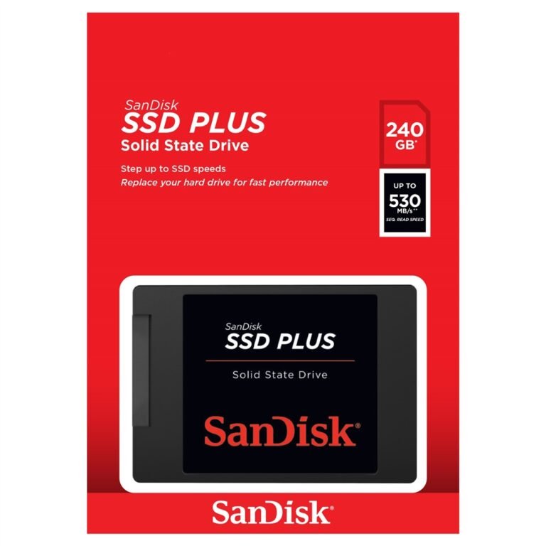 HDD SSD 240GB SanDisk SSD PLUS Solid State Drive up to 530MB/s thumbnail 2