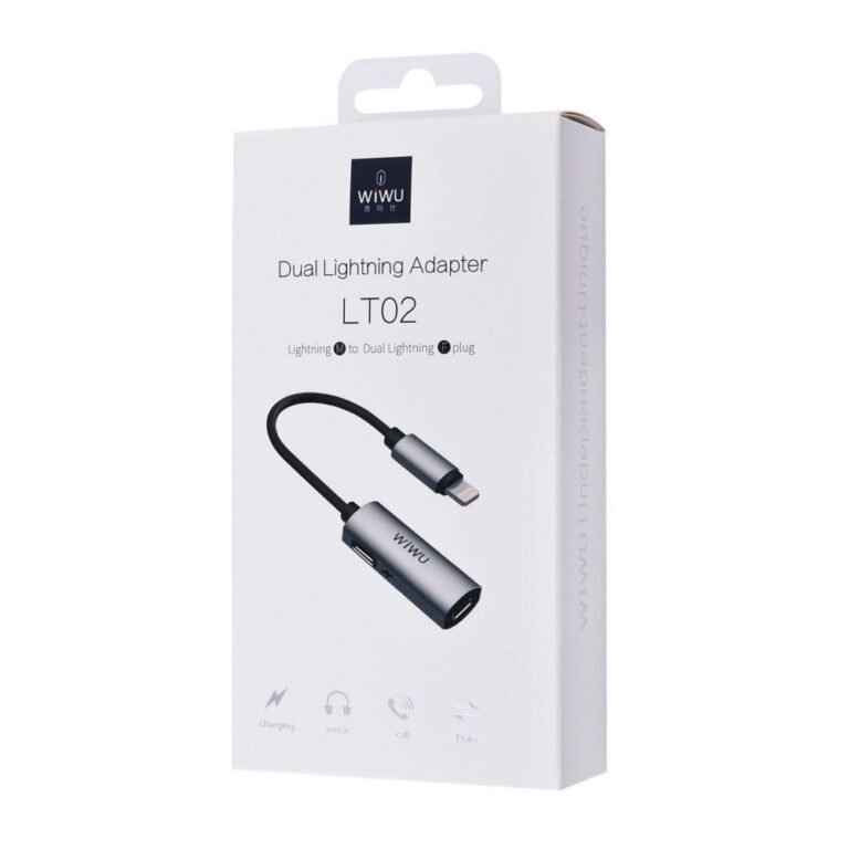 KONVERTUES LIGHTNING WIWU LT02 PLUS DUAL GREY thumbnail 5
