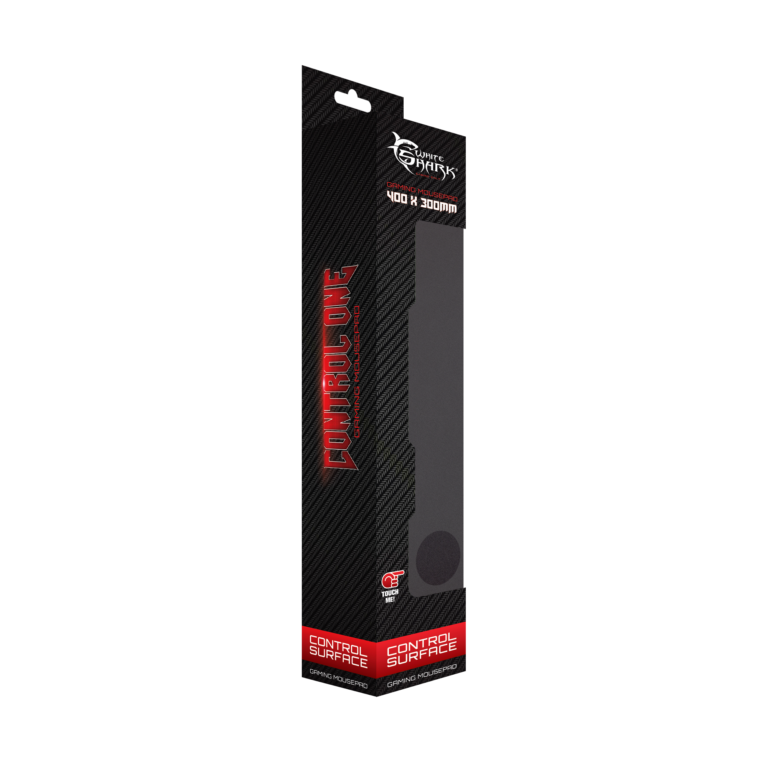 MAUSPAD GAMING WHITE SHARK 40X30CM MP1863 CONTROL ONE thumbnail 2