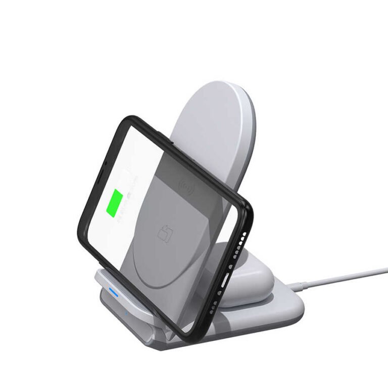 MBUSHES DHE MBAJTES WIRELESS WIWU PA2IN1 15W WHITE thumbnail 4