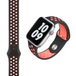 RRIP PER APPLE WATCH WIWU SILICONE 1-6/SE 38-40mm DUAL BLACK RED