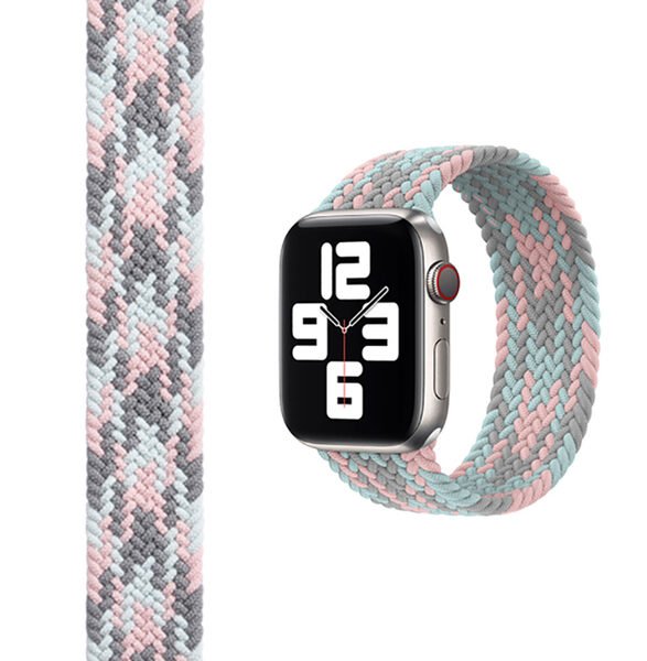 RRIP PER APPLE WATCH WIWU SOLO LOOP (S:115mm) 1-6/SE 38-40mm GRAY PINK BLUE