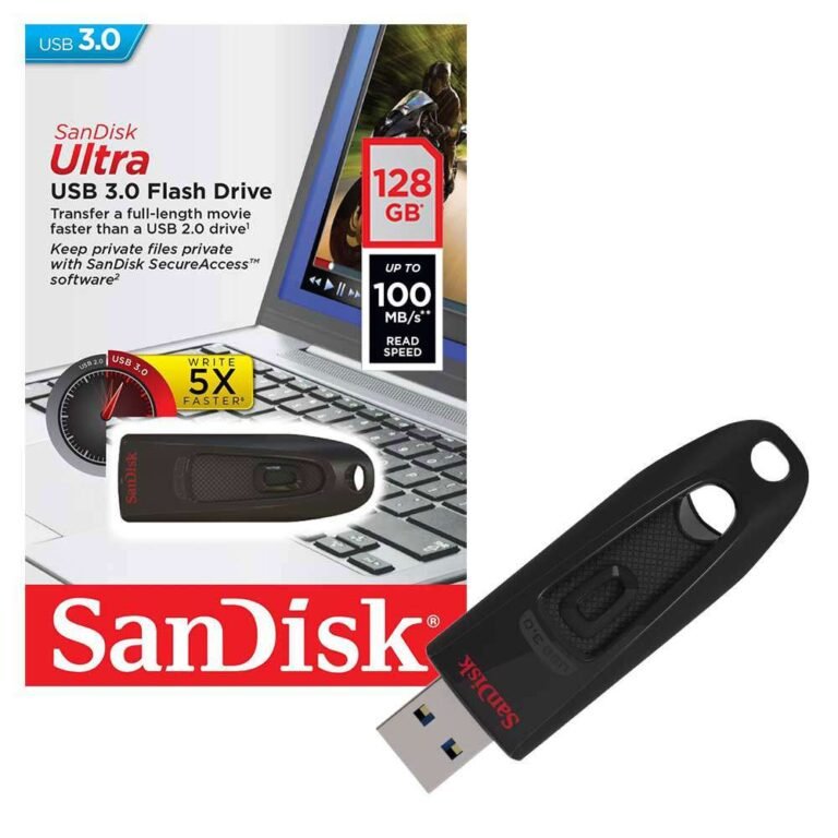 USB 128GB SANDISK ULTRA USB 3.0 FLASH DRIVE thumbnail 3