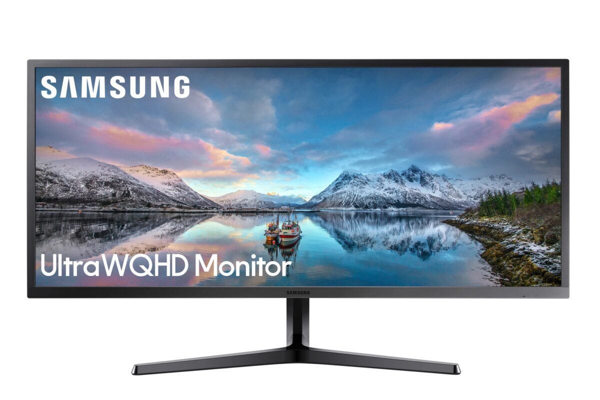 MONITOR 34" UHD SAMSUNG LS34J550WQRXEN - Image 1