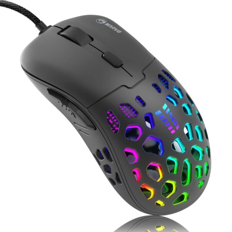 MOUSE GAMING MARVO G946 BLACK thumbnail 2