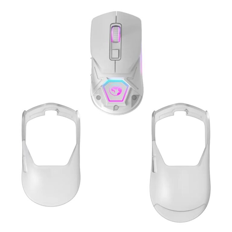 MOUSE GAMING WIREESS MARVO FIT PRO WHITE thumbnail 2