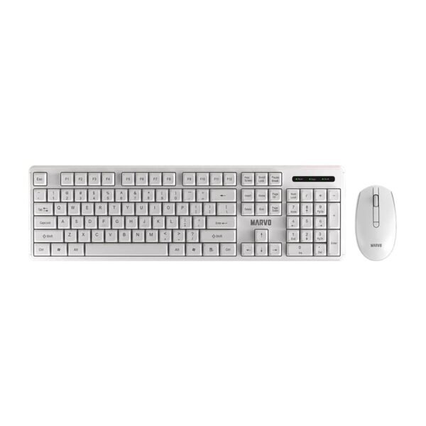 TASTIERE DHE MOUSE WIRELESS MARVO WS005 WHITE