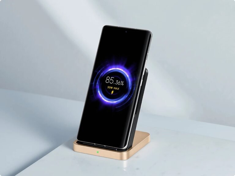 MBUSHES DHE MBAJTES WIRELES XIAOMI 50W BLACK thumbnail 2
