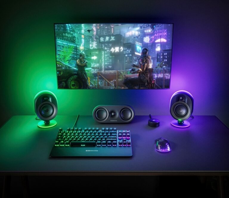 SPIKER PER PC GAMING STEELSERIES ARENA 9 BLACK thumbnail 2