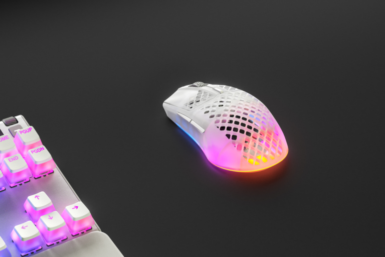 MOUSE WIRELESS GAMING STEELSERIES AEROX 3 GHOST WHITE thumbnail 3