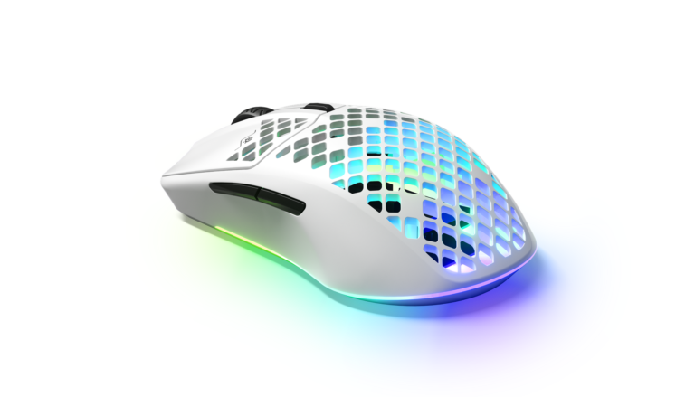 MOUSE WIRELESS GAMING STEELSERIES AEROX 3 GHOST WHITE thumbnail 2
