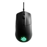 MOUSE GAMING STEELSERIES RIVAL 3 WIRED BLACK