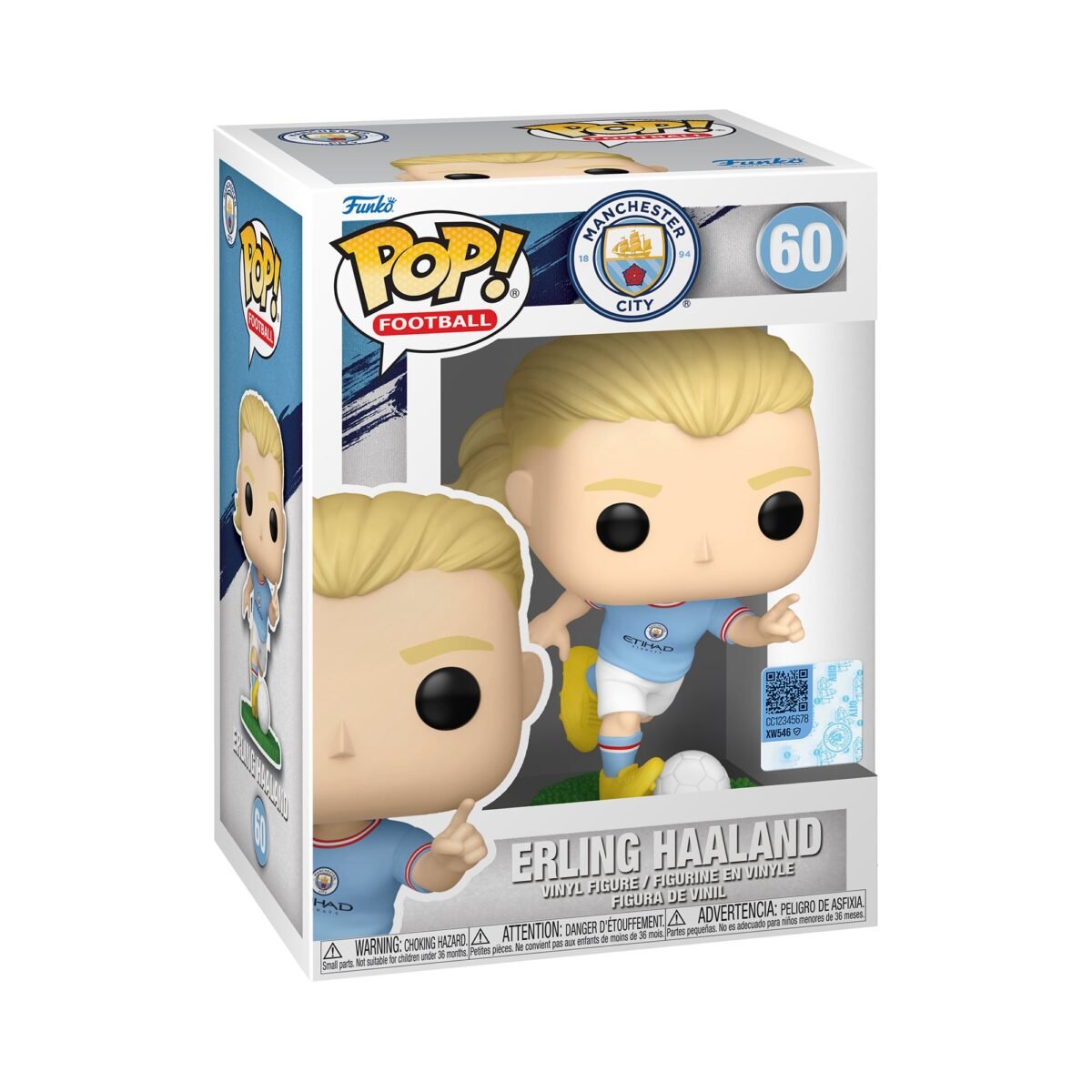 FIGURË FUNKO POP FOOTBALL MANCHESTER CITY ERLING HAALAND 60 - Image 2