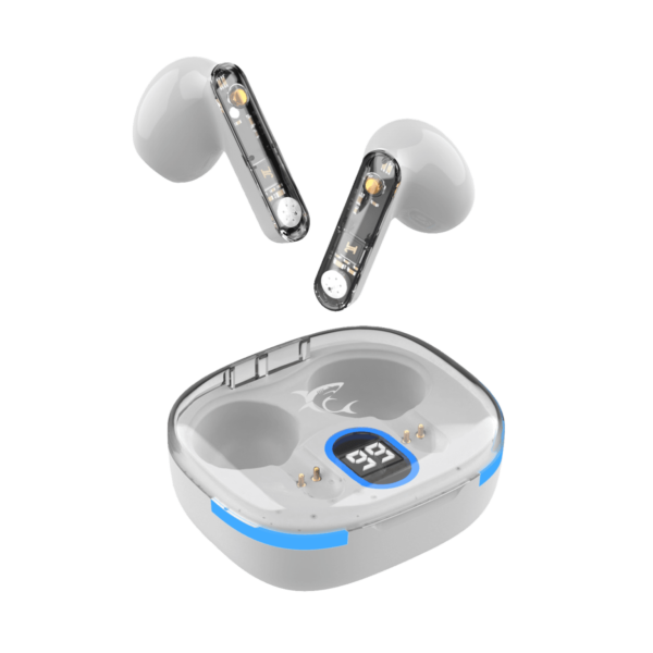 KUFJE WIRELESS WHITE SHARK HYPERBEAT GEB-TWS37 WHITE