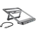 DOCKING STATION USB-C HAMA 00200106 GRAY