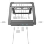 DOCKING STATION USB-C HAMA 00200106 GRAY - Image 2