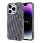 COVER PER IPHONE 15 PRO ZORE TROY CARBON FIBER SILVER