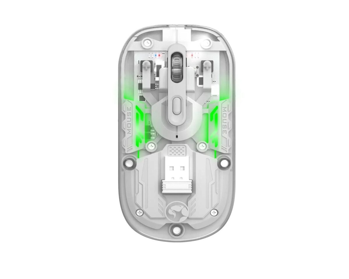 MOUSE MARVO M808W TRANSPARENT - Image 1