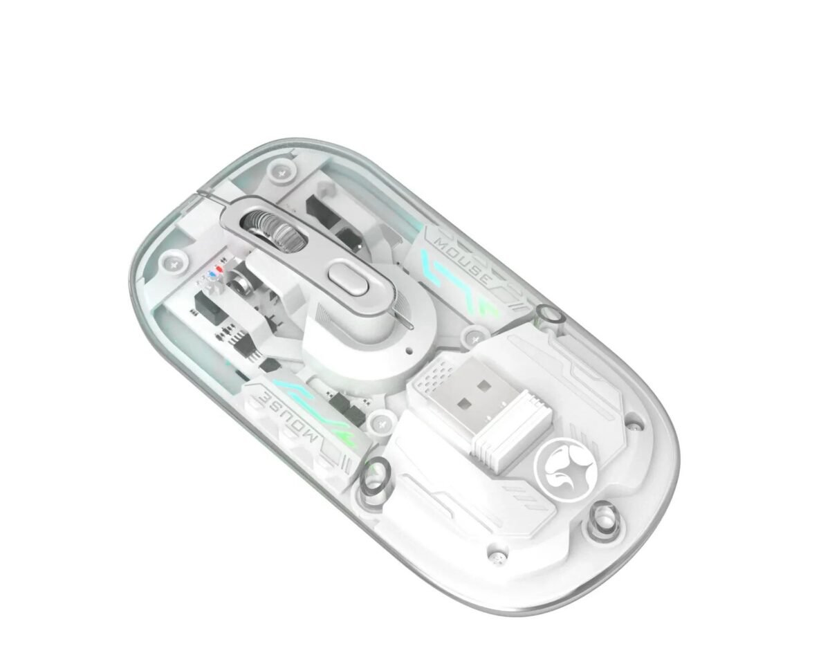 MOUSE MARVO M808W TRANSPARENT - Image 2