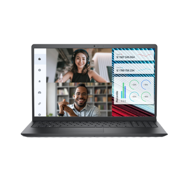 LAPTOP 15.6" DELL NB VOSTRO 3530 INTEL CORE i5 1334U(12MB 4.6GHz 10CORES) 16/512GB SSD M.2 120HZ FHD 250 nits CARBON BLACK SAID6594