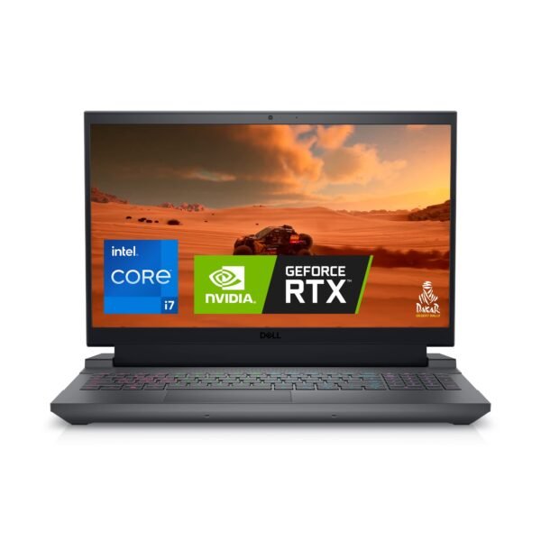 LAPTOP GAMING 15.6" DELL NB G15 5530 INTEL CORE i5 13450HX(20MB 4.6GHz 10CORES) 16GB DDR5 4800MHz/512GB SSD M.2 NVIDIA GEFORCE RTX3050 6GB 120HZ FHD SHADOW GRAY SAID9830P