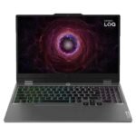 Lenovo NB LOQ 15ARP9,AMD Ryzen 5 7235HS(4C,4.2GHz,2MB L2/8MB L3)15.6' FHD(1920x1080)IPS 300nits AG,144Hz,12GB(1x12GB)SO-DIMM DDR5-4800,512GB SSD M.2 2242 PCIe 4.0NVMe,NVIDIA GeForce RTX 3050 6GB GDDR6,Bckl KB,Wi-Fi+BT,RJ-45,4Cell,FreeDOS,Luna Grey,2Y