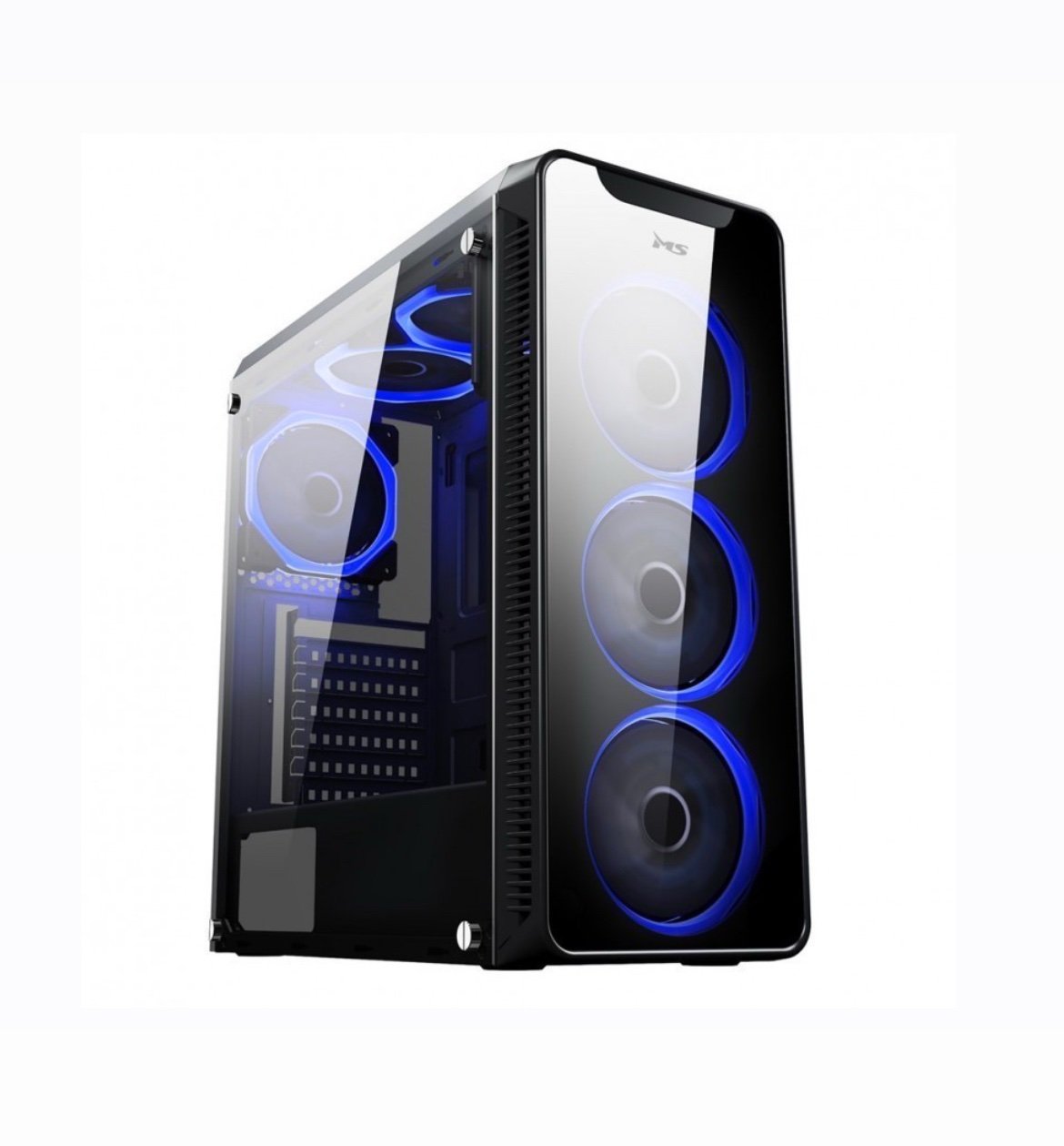 img_7201-2 PC GAMING MSG SP11188 INTEL CORE i5 12400F GEFORCE RTX3050 6GB 16GB/ 500GB SSD M.2 MS ARMOR V700 BLACK - Image 1