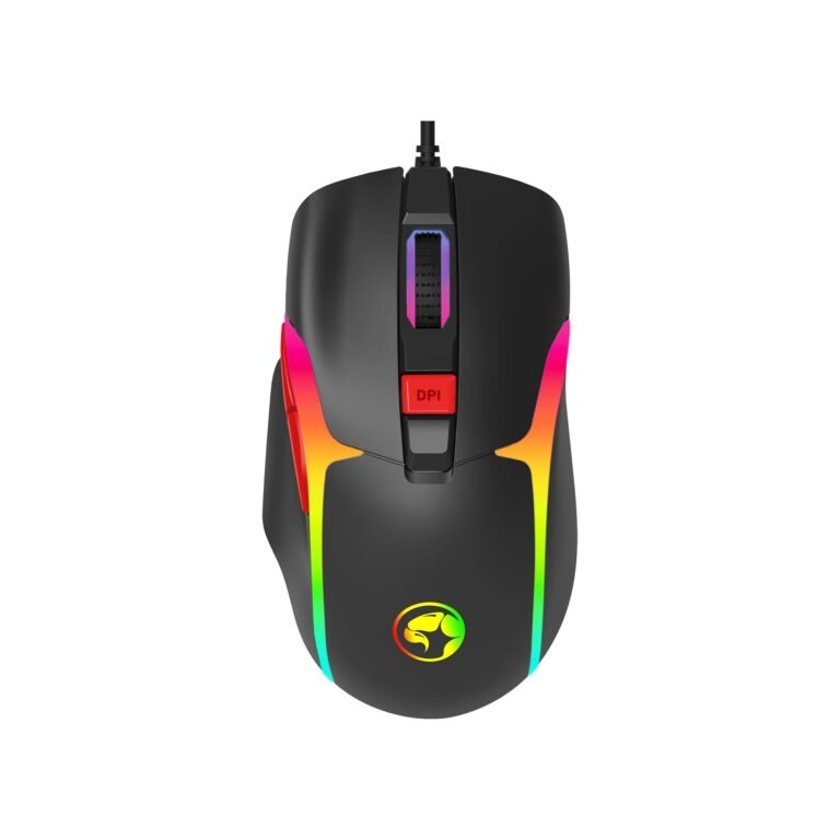 MOUSE GAMING MARVO M360 RGB BLACK