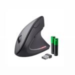 MOUSE ERGONOMIC WIRELESS TRUST VERTO BLACK