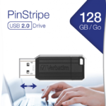 USB 128GB 3.0 VERBATIM PINSTRIPE 2304 BLACK