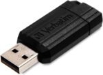 USB 128GB 3.0 VERBATIM PINSTRIPE 2304 BLACK - Image 2