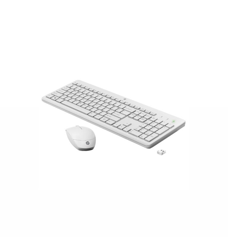 KEYBOARD & MOUSE WIRELESS HP 650 WHITE thumbnail 2