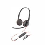 KUFJE POLY BLACKWIRE 3225 USB-C 3.5mm HS USB C/A BLACK