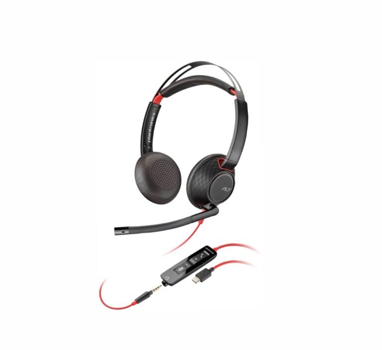KUFJE POLY BLACKWIRE 5220 USB-C 3.5mm HS USB C/A BLACK