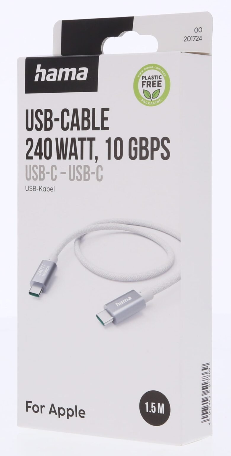 KABLLO TYP-C HAMA 00201724 240W 1.5m WHITE thumbnail 3