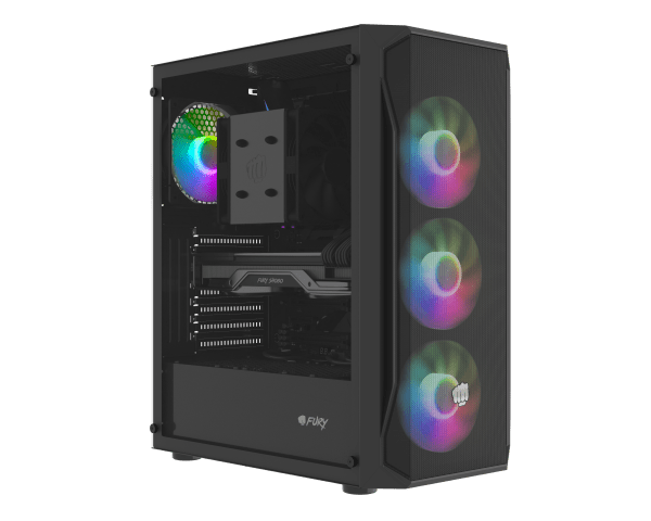 PC GAMING BLD RYZEN 5 5600X GEFORCE RTX4060 8GB 16GB/ 512GB SSD M.2 GA-A520M K V2 TR2 S 600W CASE FURY SHOBO SH4F RGB