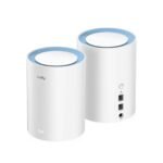 WI-FI MESH SYSTEM CUDY M1200 AC1200 DUAL BAND 5GHz 867Mbps 2 PACK  WHITE