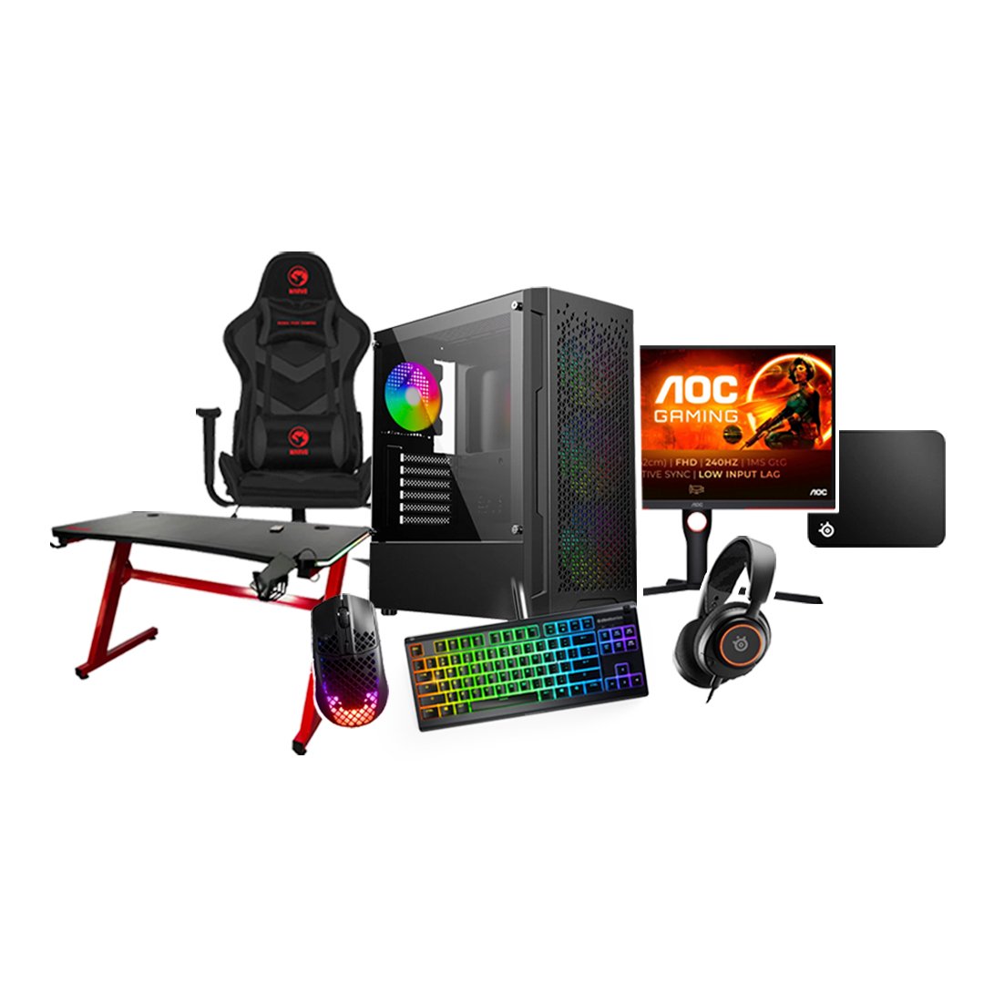 Bundle 3 GAMING BUNDLE BOX 3 - RYZEN 7 7800X3D GEFORCE RTX4060Ti 8GB TWIN X2 16GB RAM DDR5/ 1TB SSD M.2 A620MH DDR5 DEEPCOOL COOLER AK400 K V2 TR2 S 700W CASE FORNAX GAMING ARGB 400X - Image 1