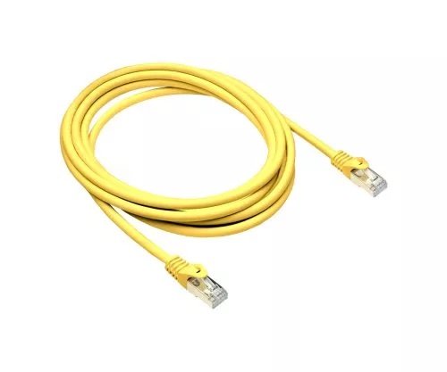 img_1730-2 KABLLO S/FTP CAT7 10m PATCH CORD KP YELLOW - Image 1