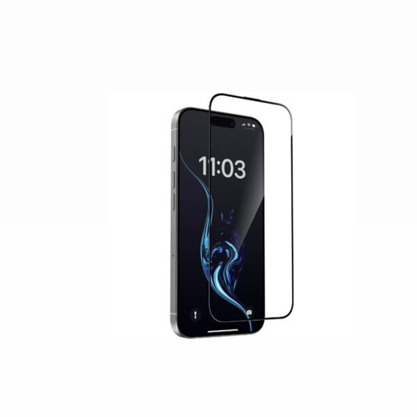 SCREAN PROTECTOR PER IPHONE 16 PRO MAX SWISSTEN TEMPERED GALSS FULL GLUE 54501868 BLACK