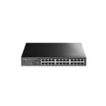 NETWORK SWITCH 24 PORT CUDY GS1024 METAL BLACK
