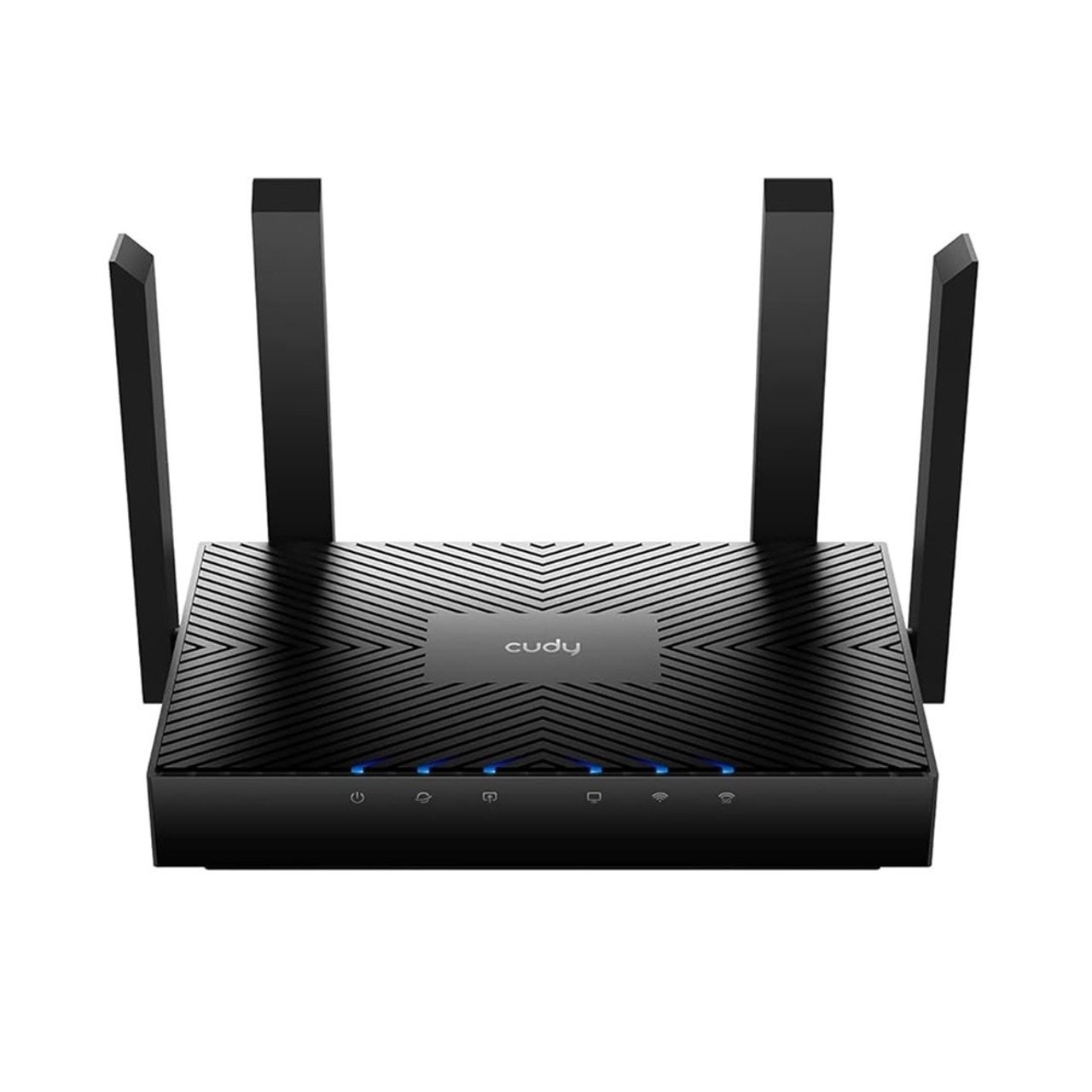 img_8479-2 ROUTER WI-FI 6 MESH CUDY WR3000 AX3000 5GHz 2402 Mbps BLACK - Image 1