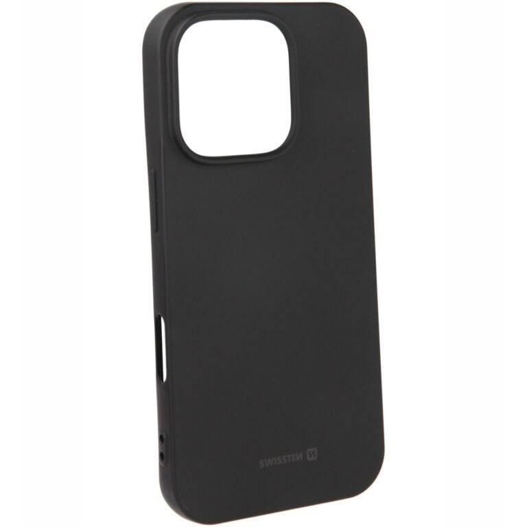 COVER PER IPHONE 16 PRO MAX SWISSTEN SOFT JOY 34500377 BLACK thumbnail 2