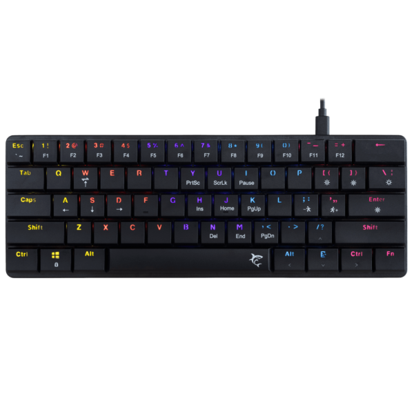 TASTIERE MEKANIKE GAMING WHITESHARK NAGAMAKI GK-006111 BLACK