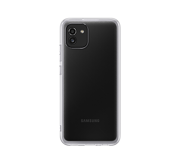 COVER SOFT CLEAR SAMSUNG A03 EF-QA036 BLACK