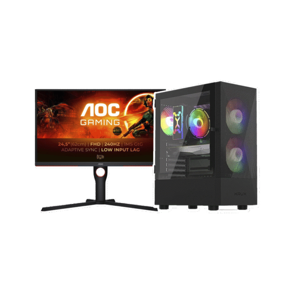 PC GAMING RUSH B BUNDLE BOX 1 DHE MONITOR GAMING 25" FHD AOC 25G3ZM/BK